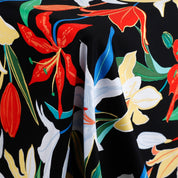 Lilly Stretch Cotton Sateen - Black Primary