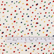 Fairy Bread Viscose / Rayon Crepe - Ivory