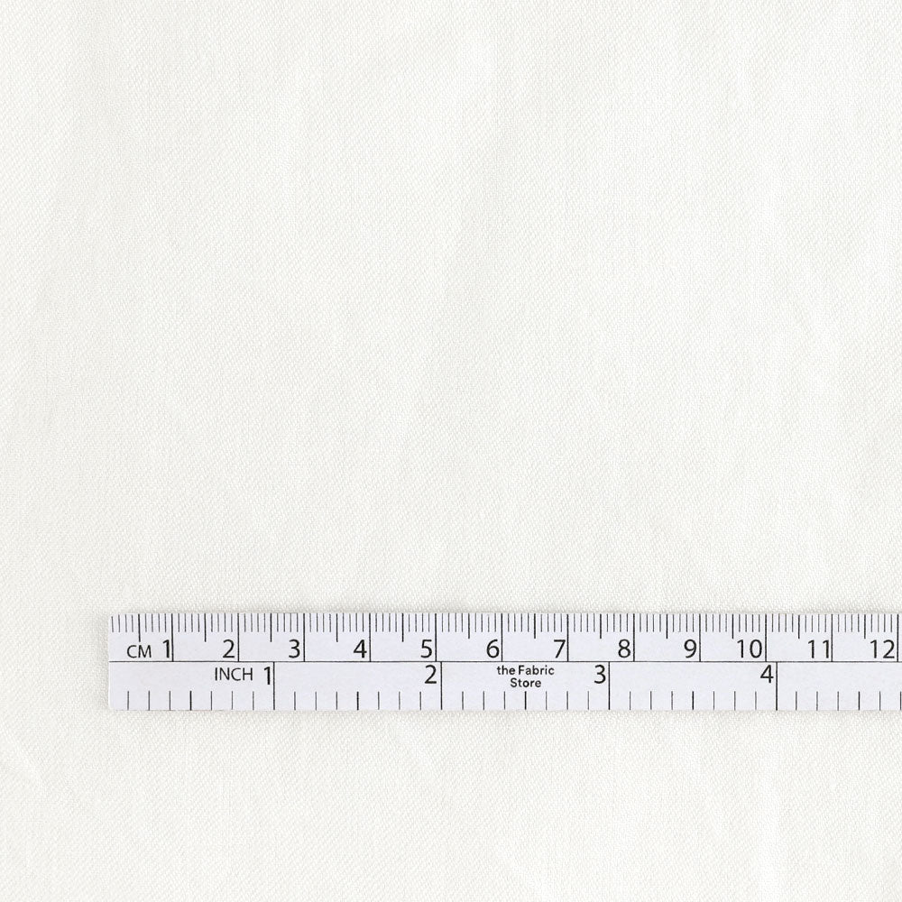 Tumbled Heavyweight Linen Twill - Ivory