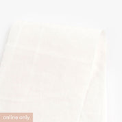 Tumbled Heavyweight Linen Twill - Ivory