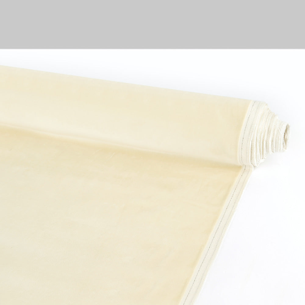 Stretch Cotton Velveteen - Buttermilk