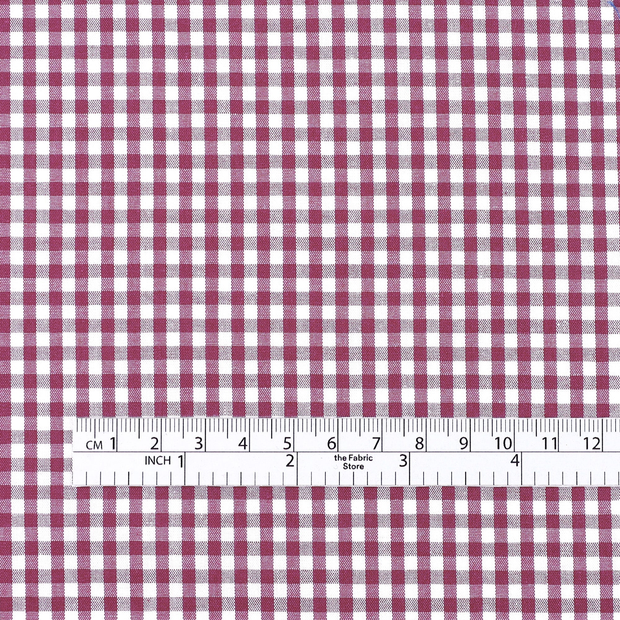 Little Cotton Gingham - Berry