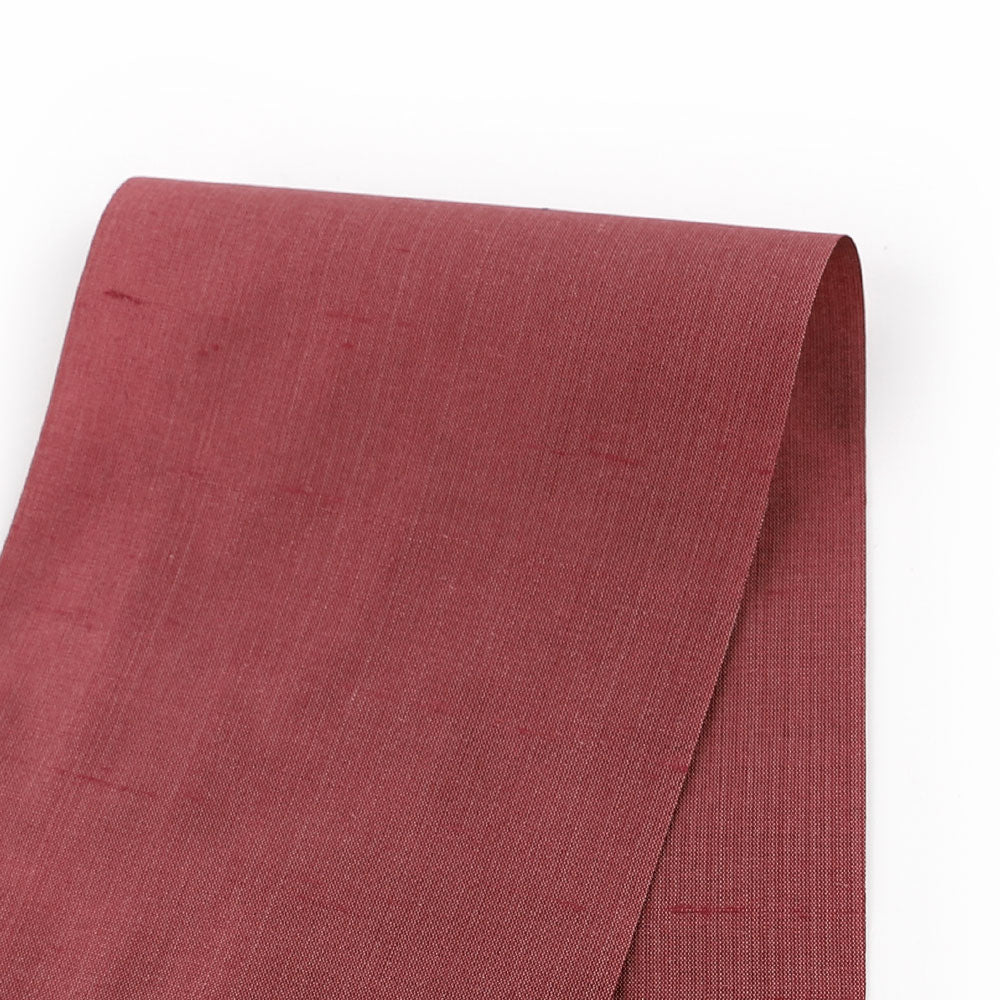 Eri Dupion Silk - Garnet