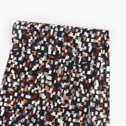 Cubism Silk Crepe de Chine - Earth