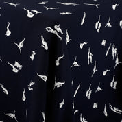 Dancing Nymphs Viscose/Rayon Crepe - Midnight