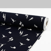 Dancing Nymphs Viscose/Rayon Crepe - Midnight