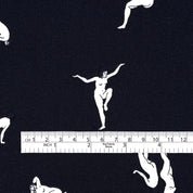 Dancing Nymphs Viscose/Rayon Crepe - Midnight