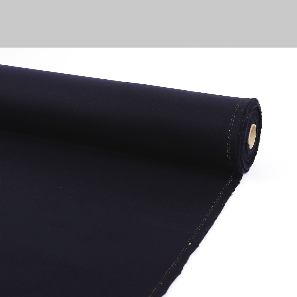 Pure Wool Melton - Ink