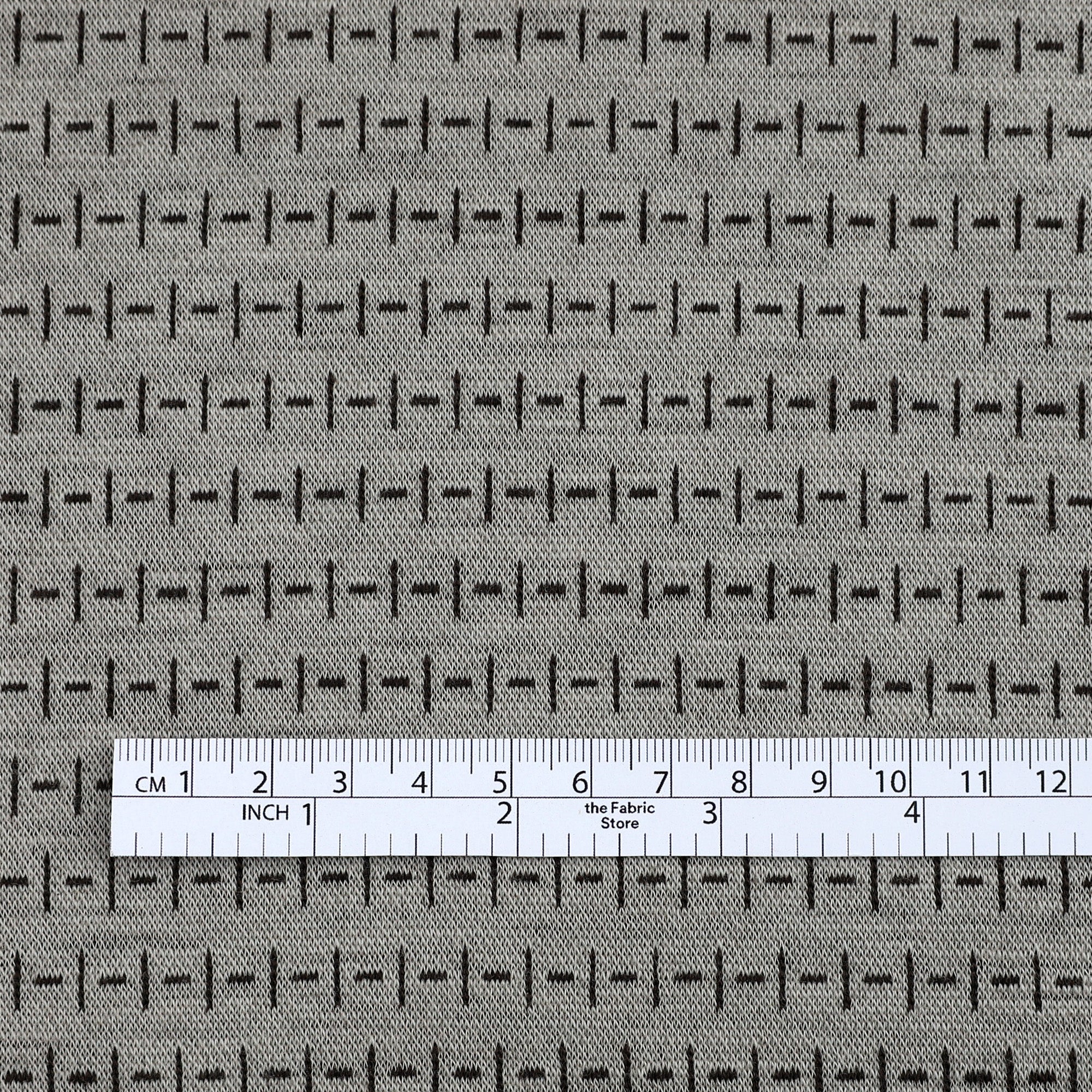 Dash Dash Merino Jacquard - Silver Fern