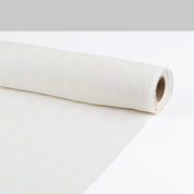 Leaf Stripe Silk / Cotton - Ivory