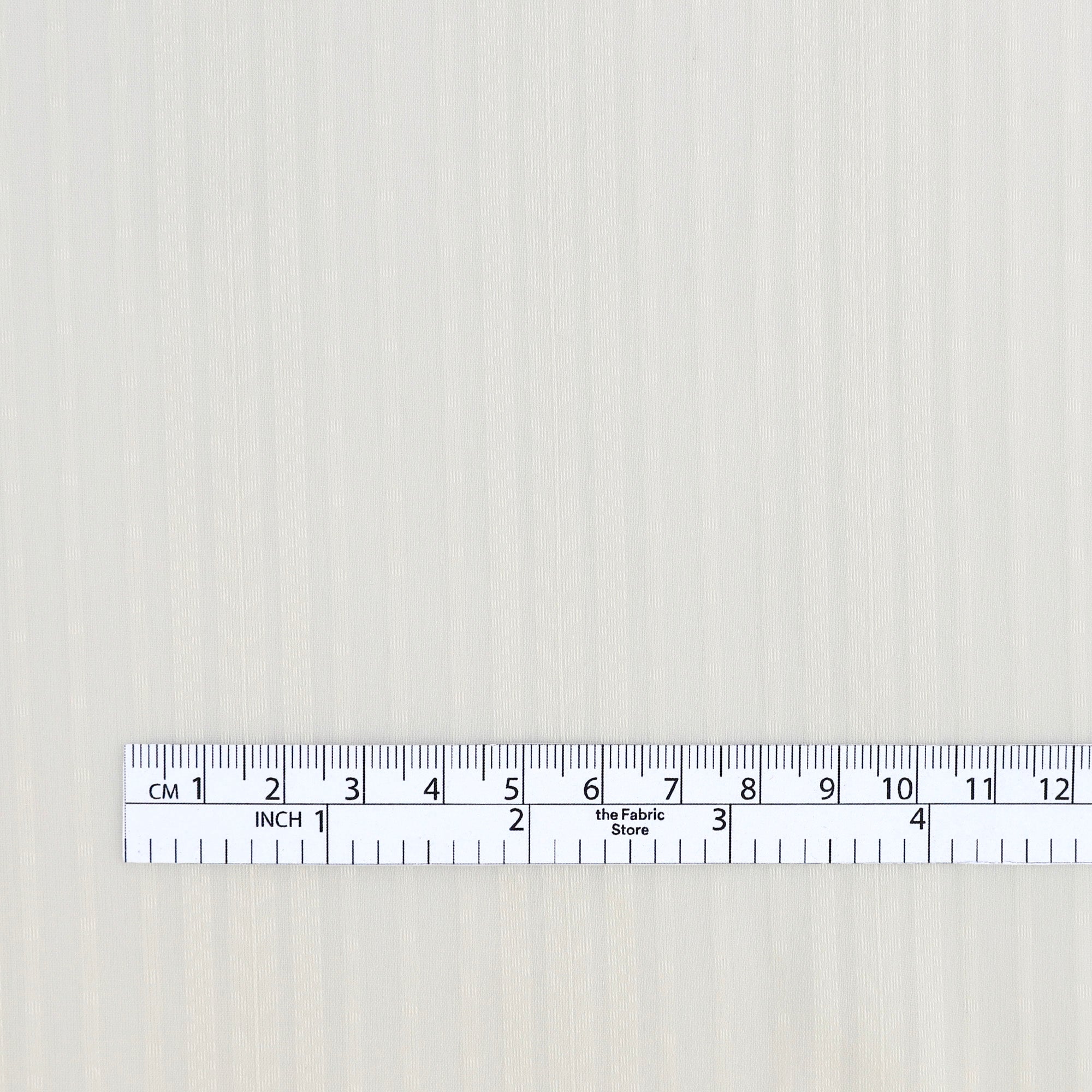 Leaf Stripe Silk / Cotton - Ivory