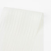 Leaf Stripe Silk / Cotton - Ivory