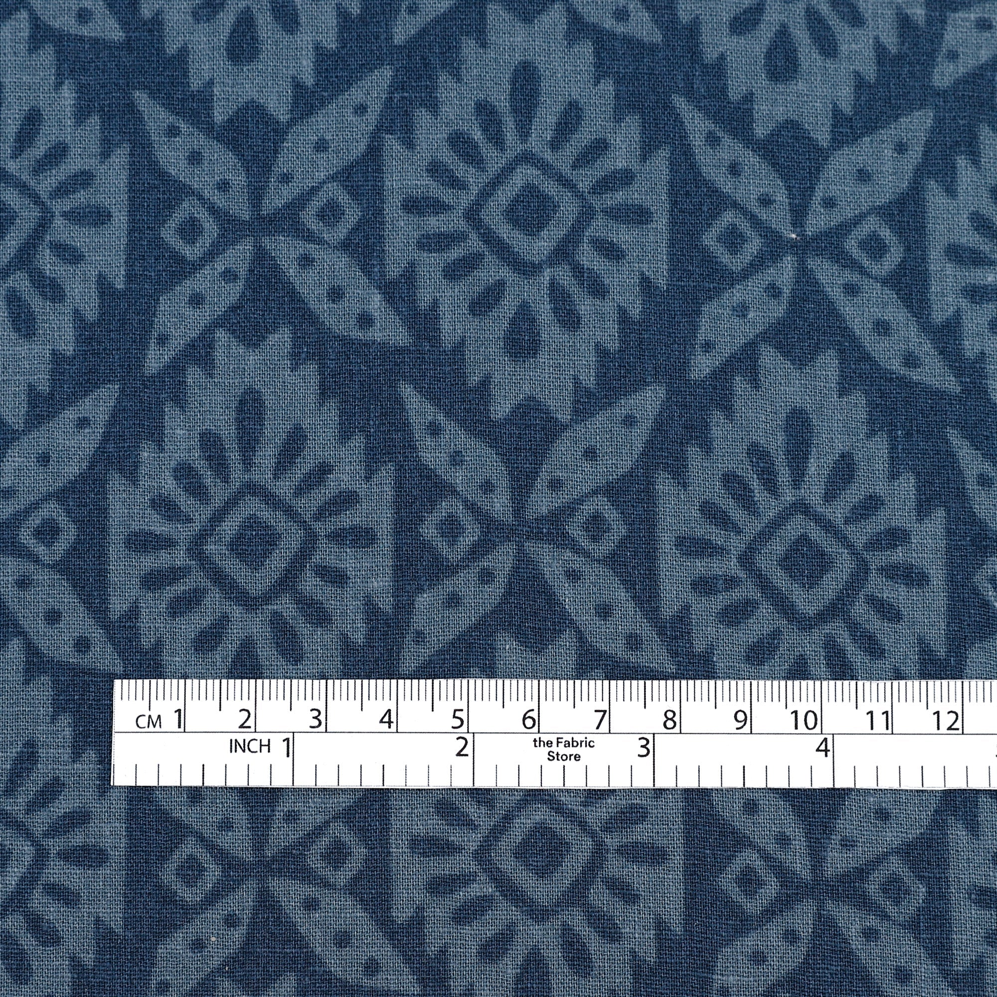 Motif Linen/Viscose - Washed Indigo