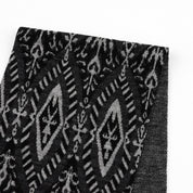 Snowflake Diamonds Merino Jacquard - Grey