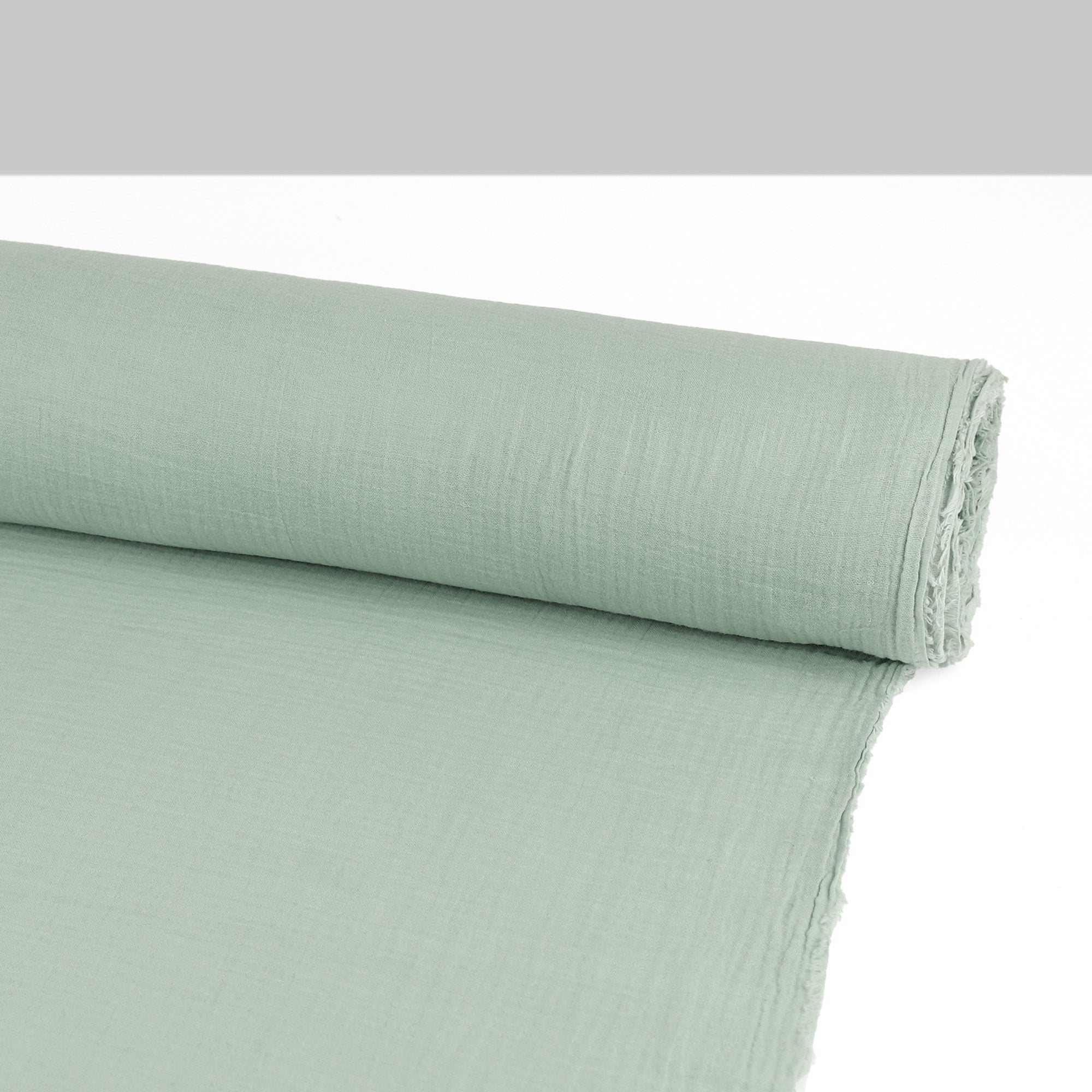 Reversible Double Muslin Cotton - Sea Spray