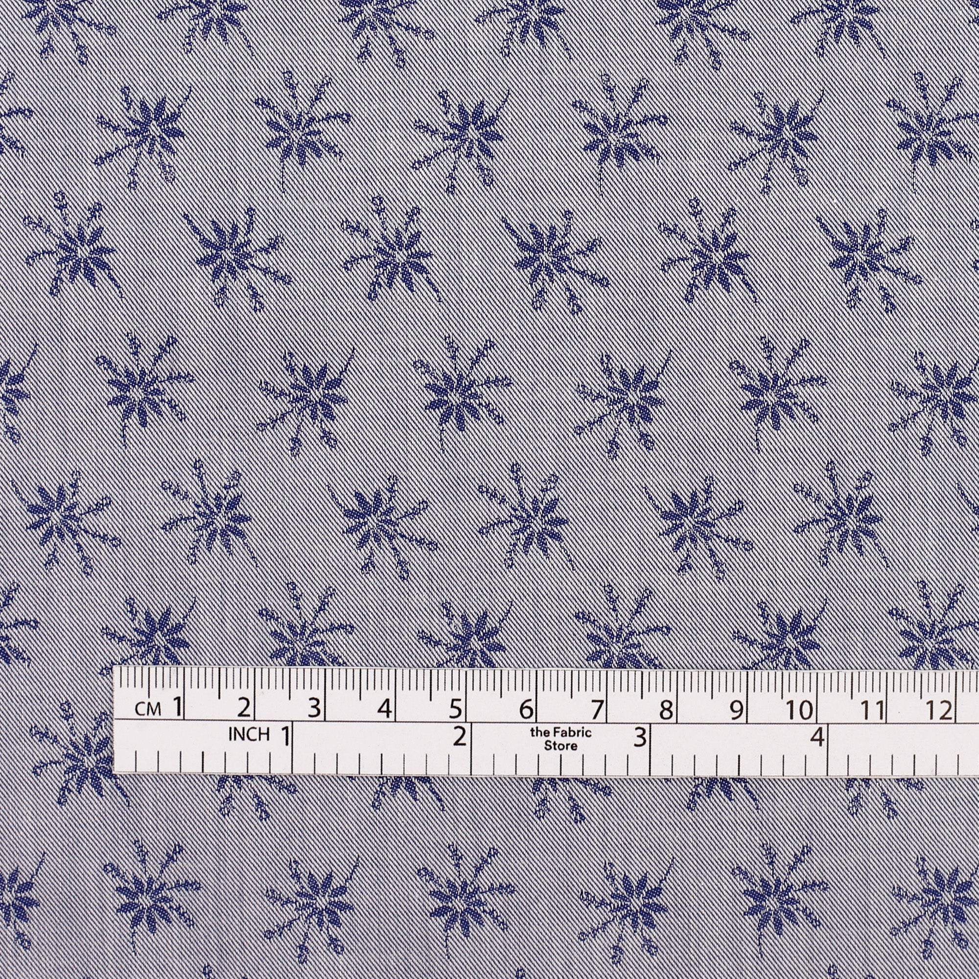 Reversible Clematis Cotton - Vista