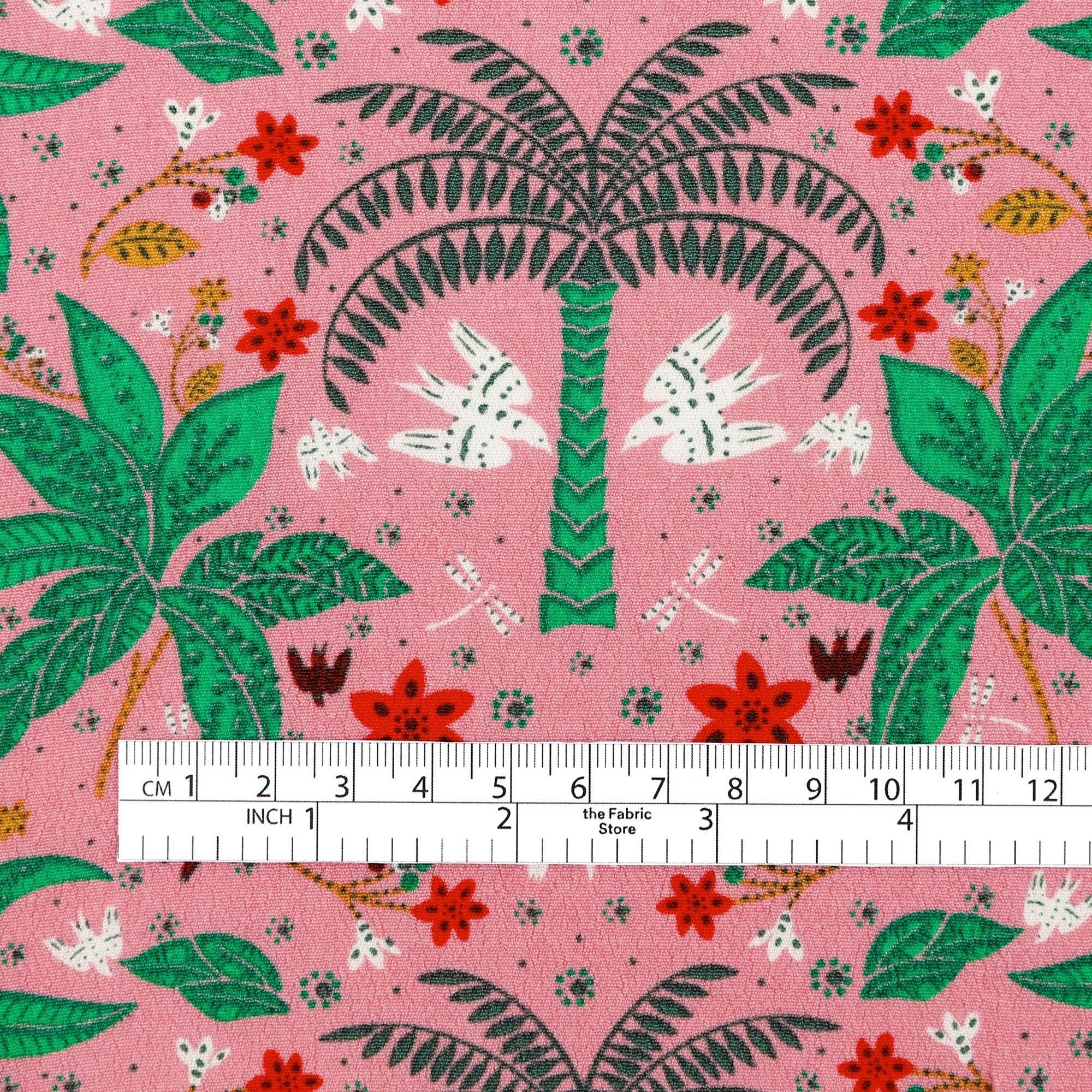 Wonderland Viscose/Ecovero Crepe - Pink