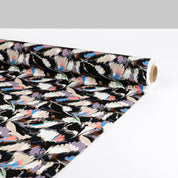 Ebru Marble Viscose Crepe de Chine - Twilight