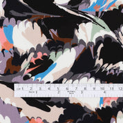 Ebru Marble Viscose Crepe de Chine - Twilight