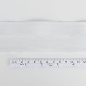 Woven Elastic 50mm - White