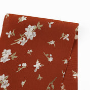 Jasmine Viscose Crepe - Rust