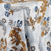 Wallpaper Linen - Blue/Brown (Pieces)