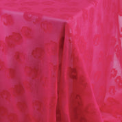 Nasturtium Silk / Cotton Fil Coupé - Hot Pink