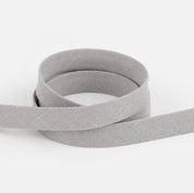 Organic Linen Bias Binding - Fog