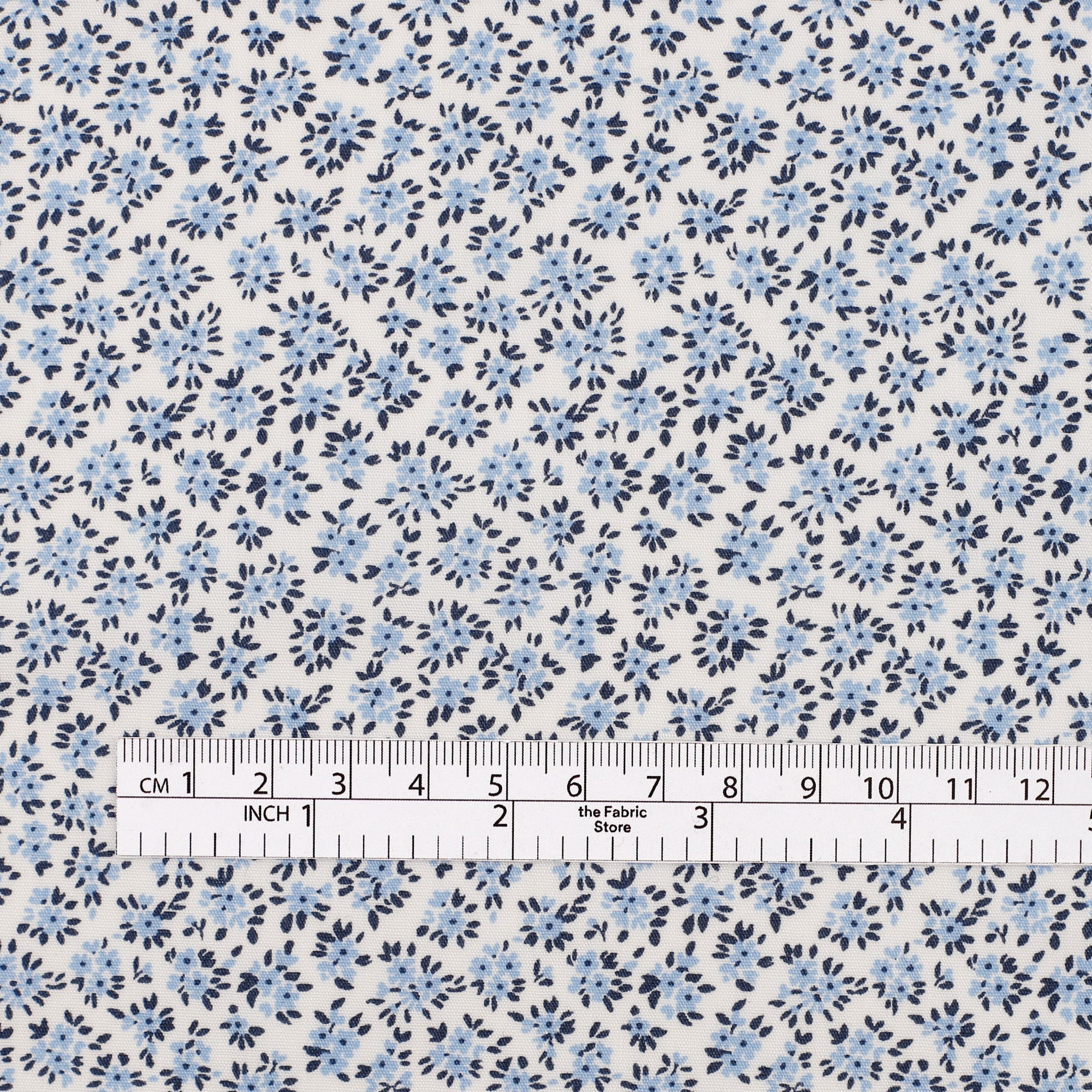 Primrose Stretch Cotton -  Blue