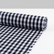 Lightweight Cotton Gingham - Dark Navy (Pieces)