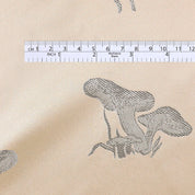 Metallic Mushroom Silk Satin - Oyster (Pieces)