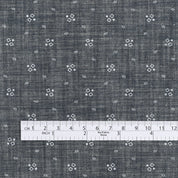 Geo Sprinkle Chambray - Dusty Navy