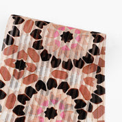 Metallic Stripe Kaleidoscope Silk - Shell