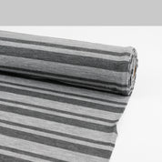 Pure Merino Jersey Stripe - Grey
