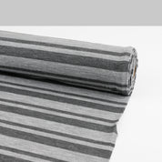 Pure Merino Jersey Stripe - Grey