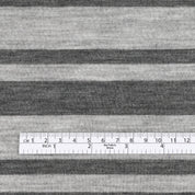 Pure Merino Jersey Stripe - Grey