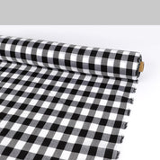 Tencel / Cotton Gingham - Black