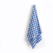Tencel / Cotton Gingham - True Blue