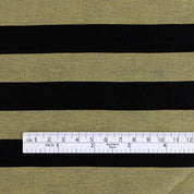 Even Stripe Linen / Viscose - Bamboo Shoot