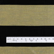 Bold Stripe Linen / Viscose - Bamboo Shoot