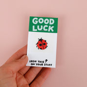 Good Luck Ladybug Iron-On