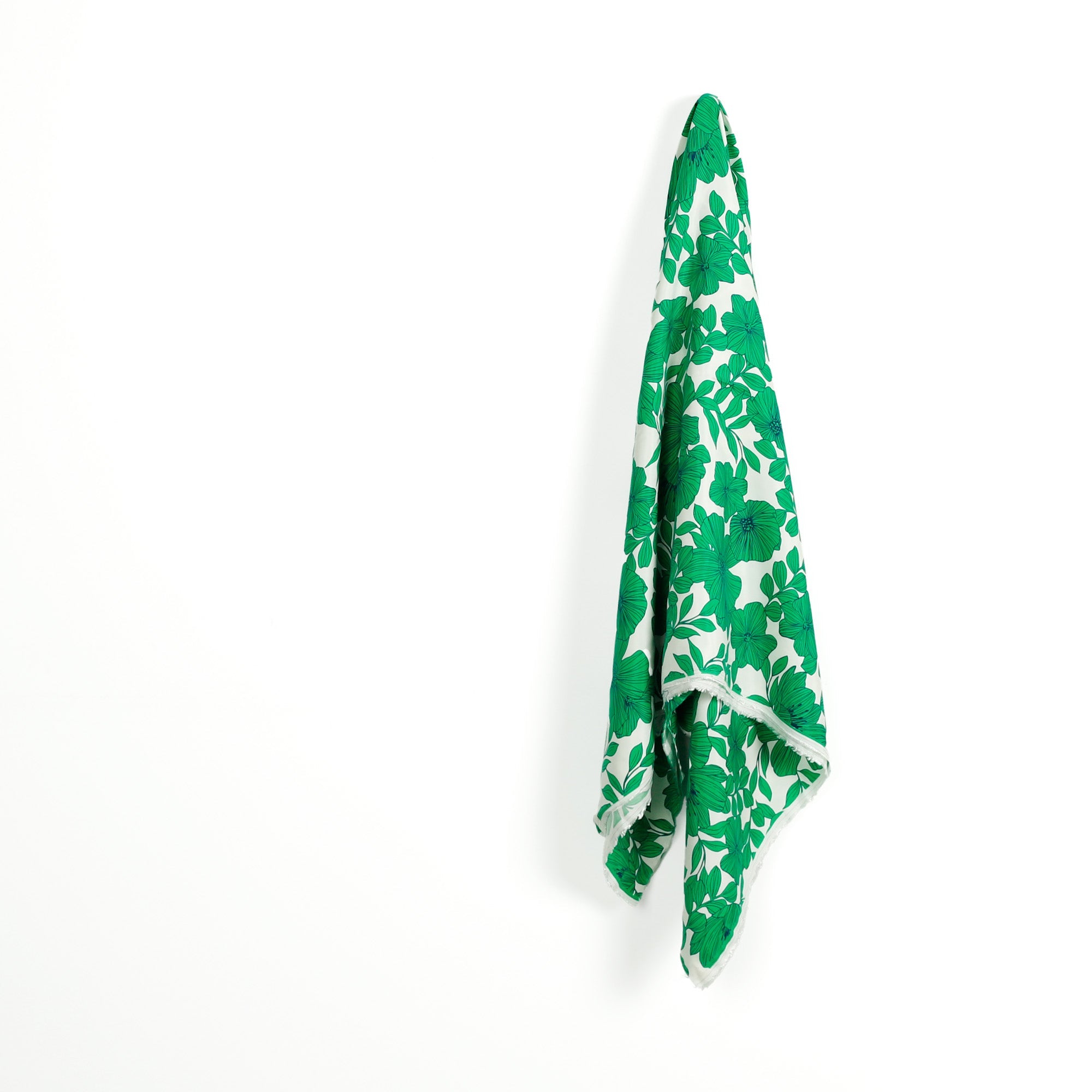 Petunia Cupro/Viscose Twill - Emerald