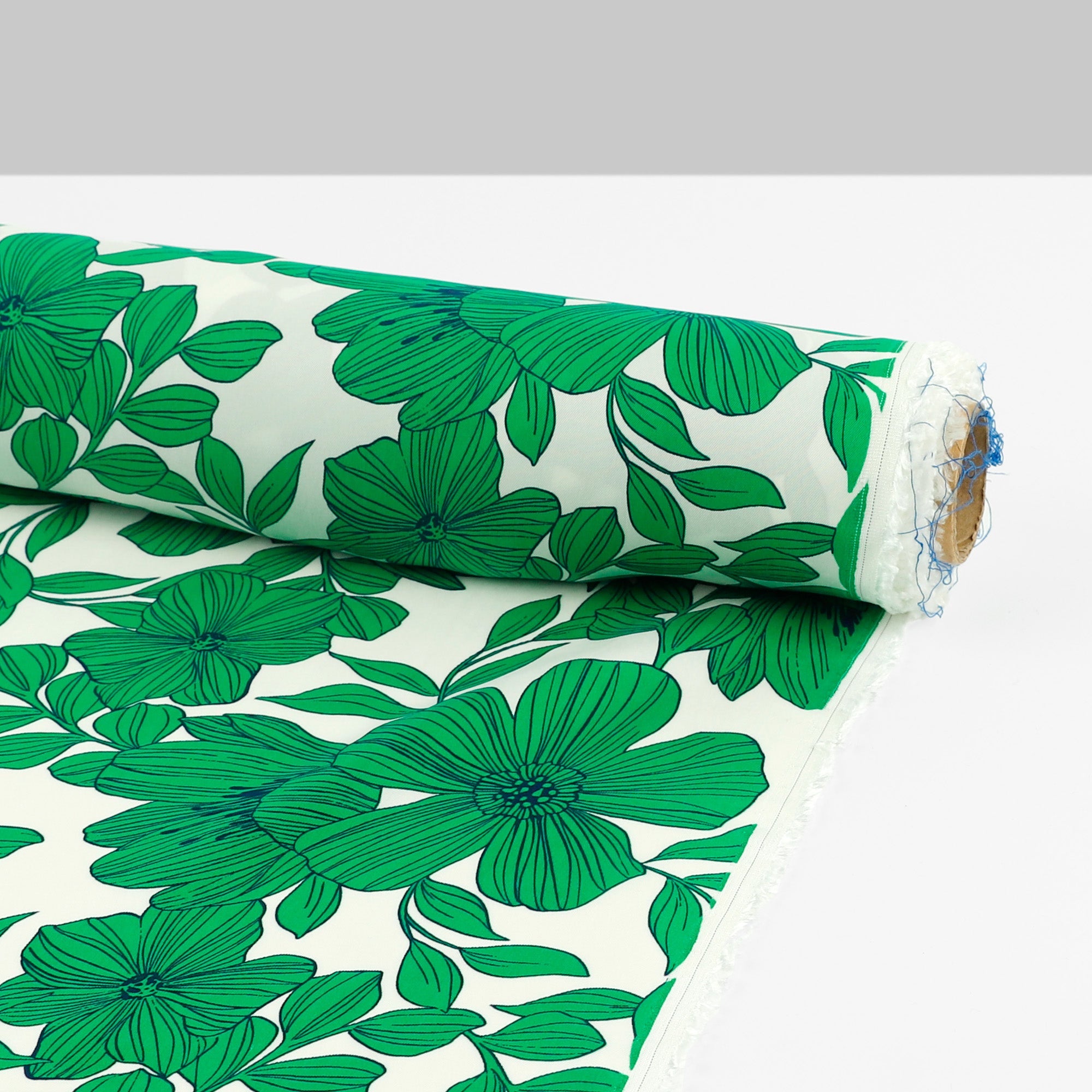 Petunia Cupro/Viscose Twill - Emerald