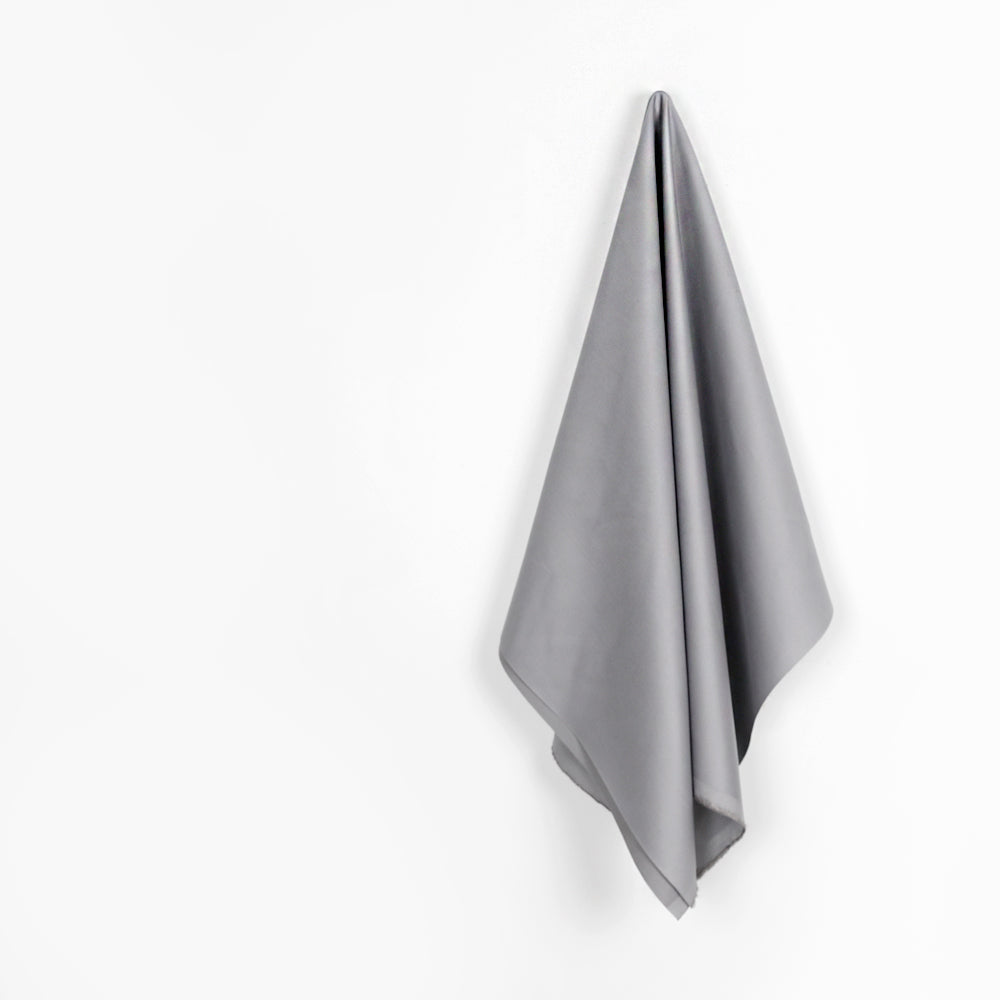 Cotton Sateen Suiting - Dolphin