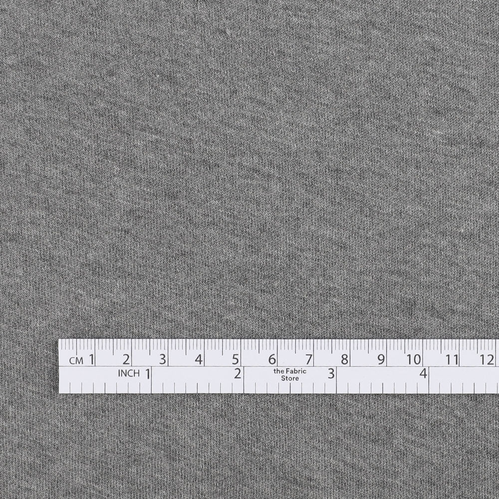 Cashmere Blend Fleece Sweatshirting - Gravel