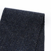 Wool Blend Tweed Coating - Night Sky