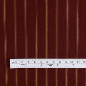 Micro Chain Stripe Cotton / Rayon - Sumac