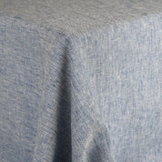 Hairstripe Midweight Linen - Indigo