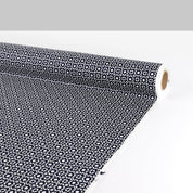 Semicircle Spot Cotton - Navy / White