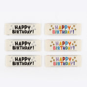 KATM Woven Labels - Happy Birthday